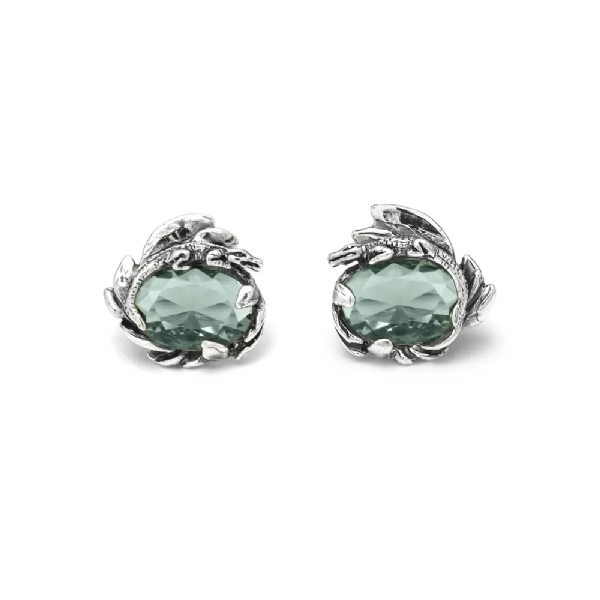 EDEN CROCODILE EARRINGS עגילים כסף