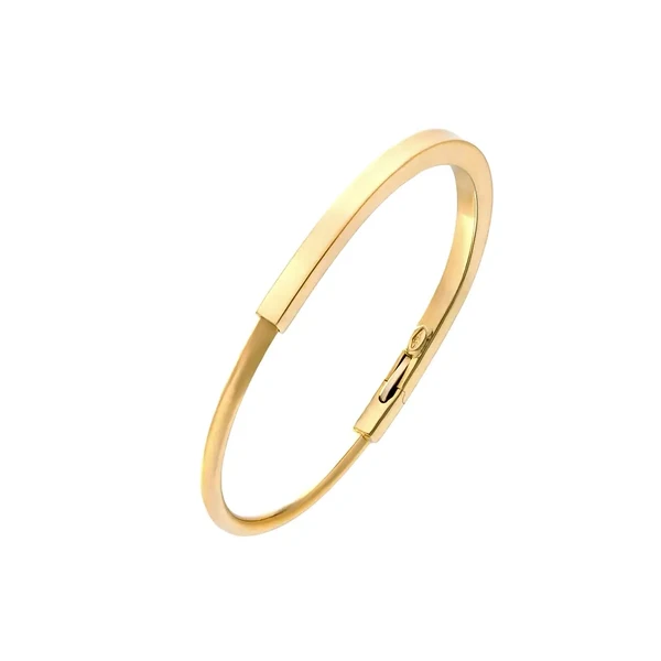 Gold Lock Bracelet צמיד זהב צהוב