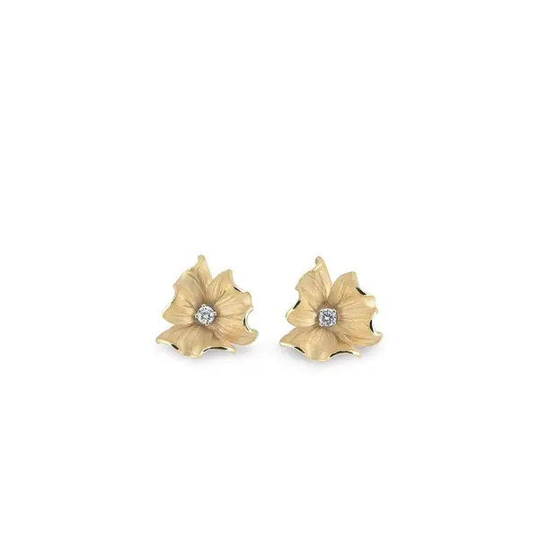 EARRINGS GRACEעגילים זהב עם הלומים