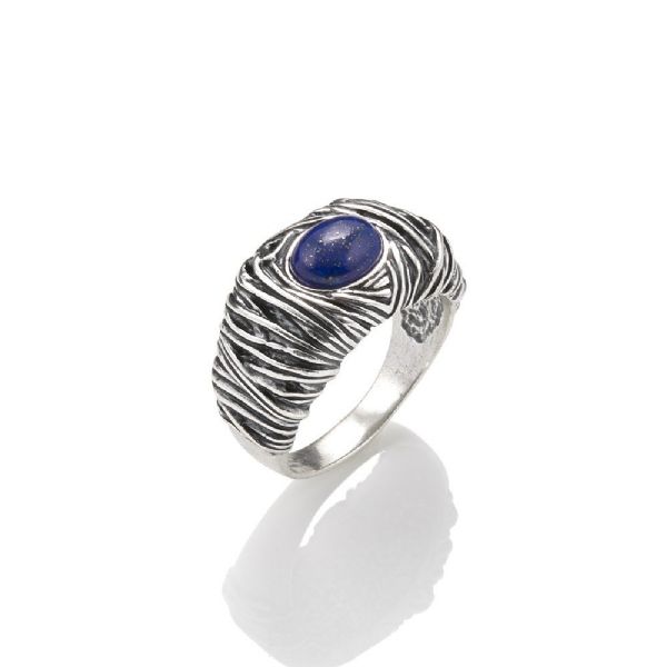 BOND LAPIS LAZULI RING טבעת כסף