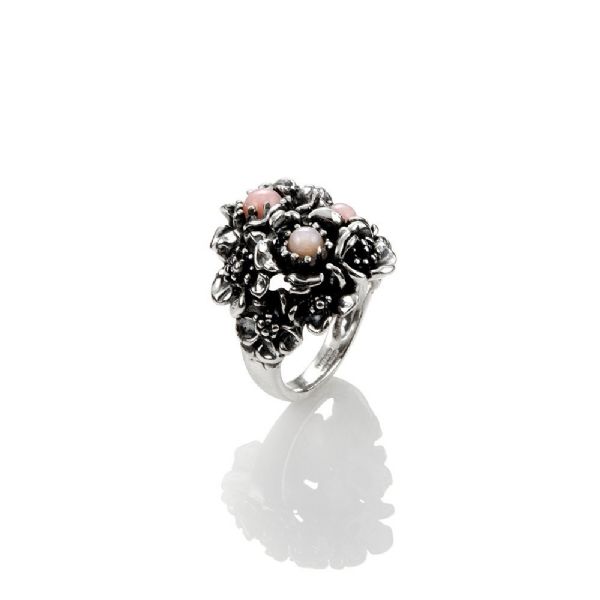 WILD ROSE RING טבעת כסף