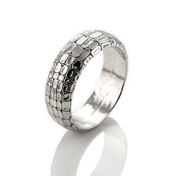 CROCODILE MEDIUM BANGLE צמיד כסף