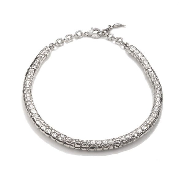 CROCO LIGHT שרשרת קולר כסף