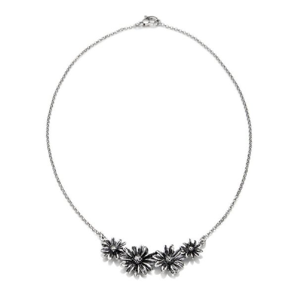 DAISIES SWING NECKLACE שרשרת קולר כסף