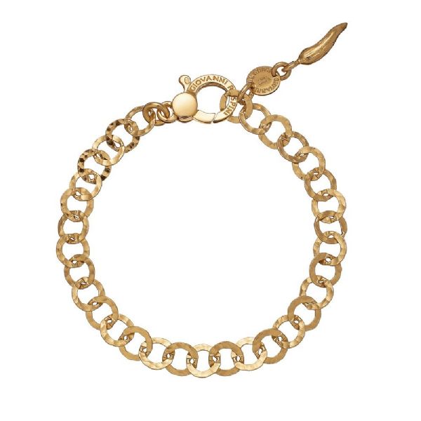 CAPRI CHAIN BRACELET צמיד כסף ציפוי זהב
