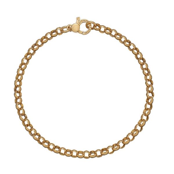MOVABLE CHARMS BRACELET BASIC צמיד כסף מוזהב